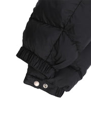 Black Hooded Puffer Jacket