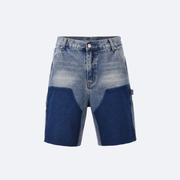 Patch-Work Denim Shorts