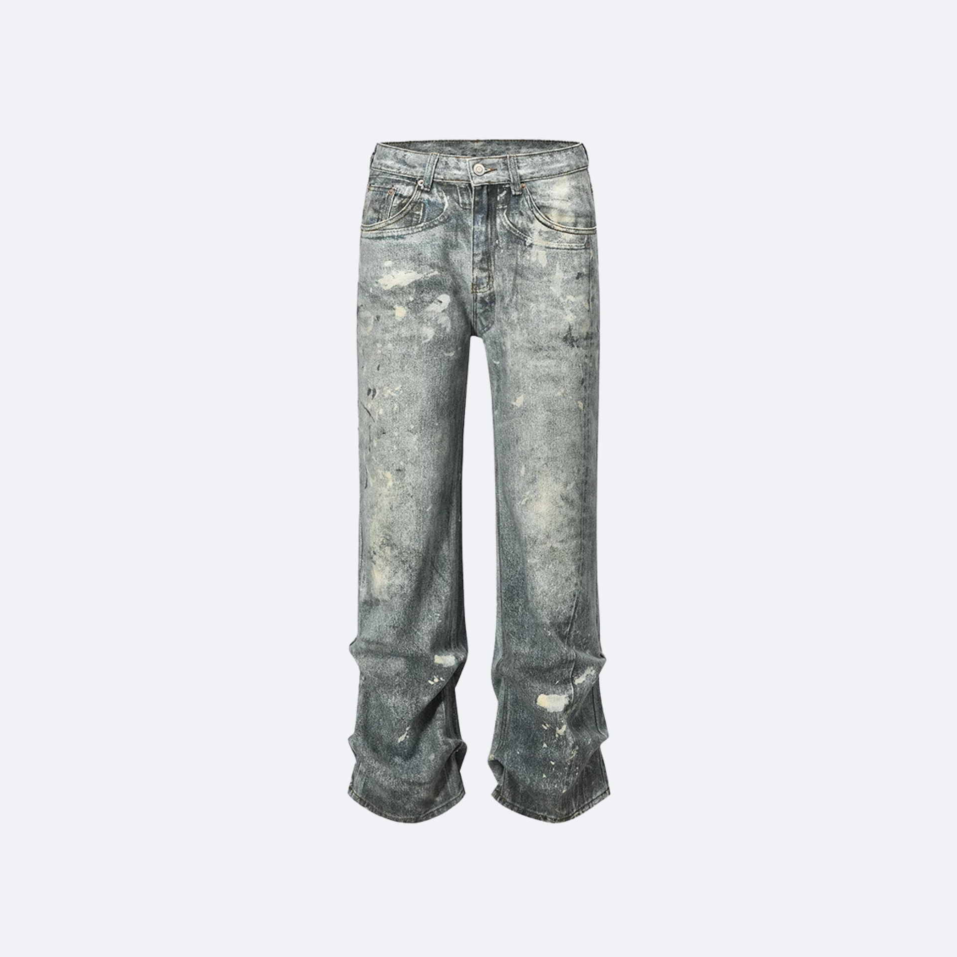 Washed Baggy Jeans