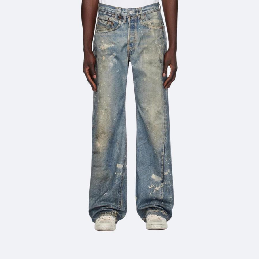 Washed Baggy Jeans