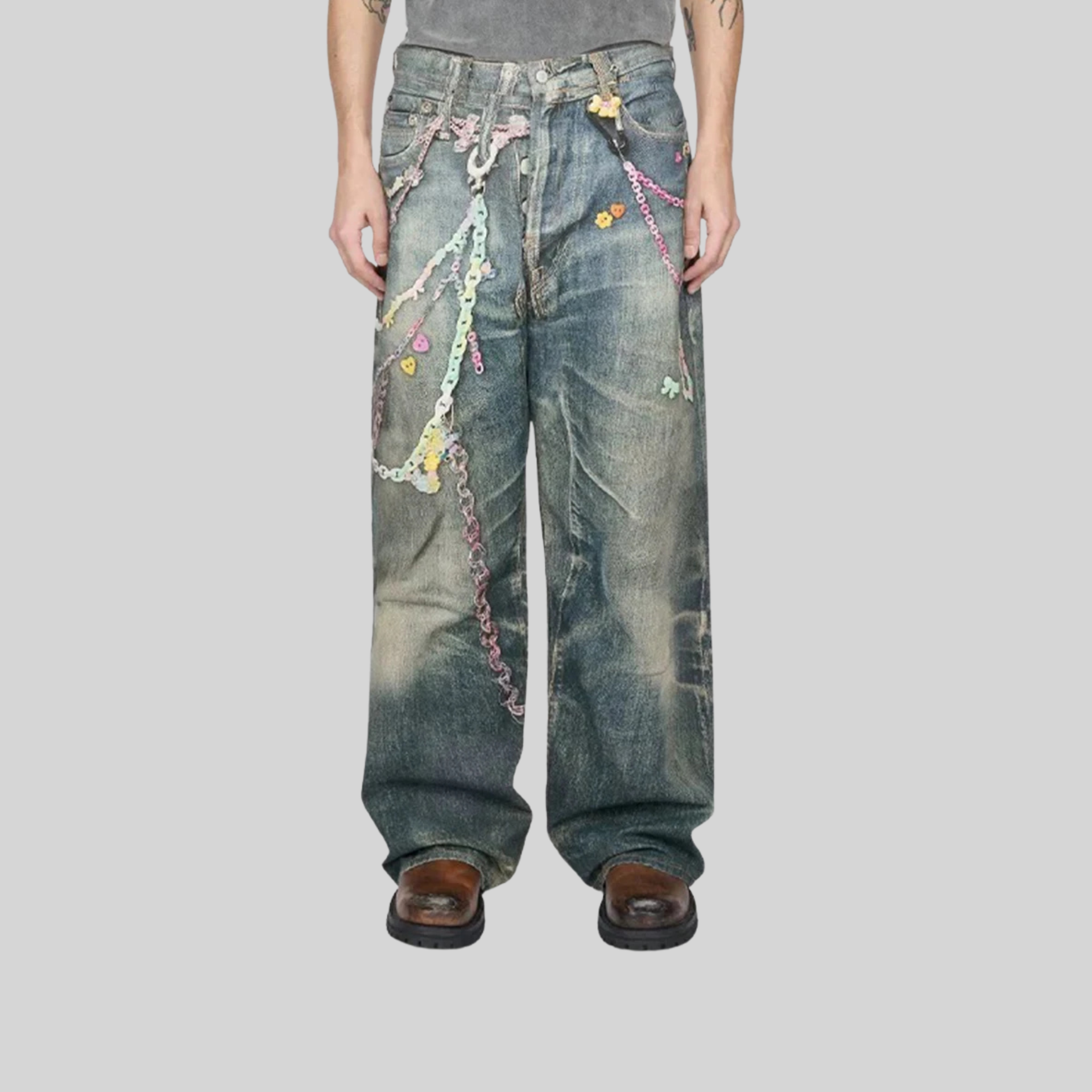 Multi Chain Jeans