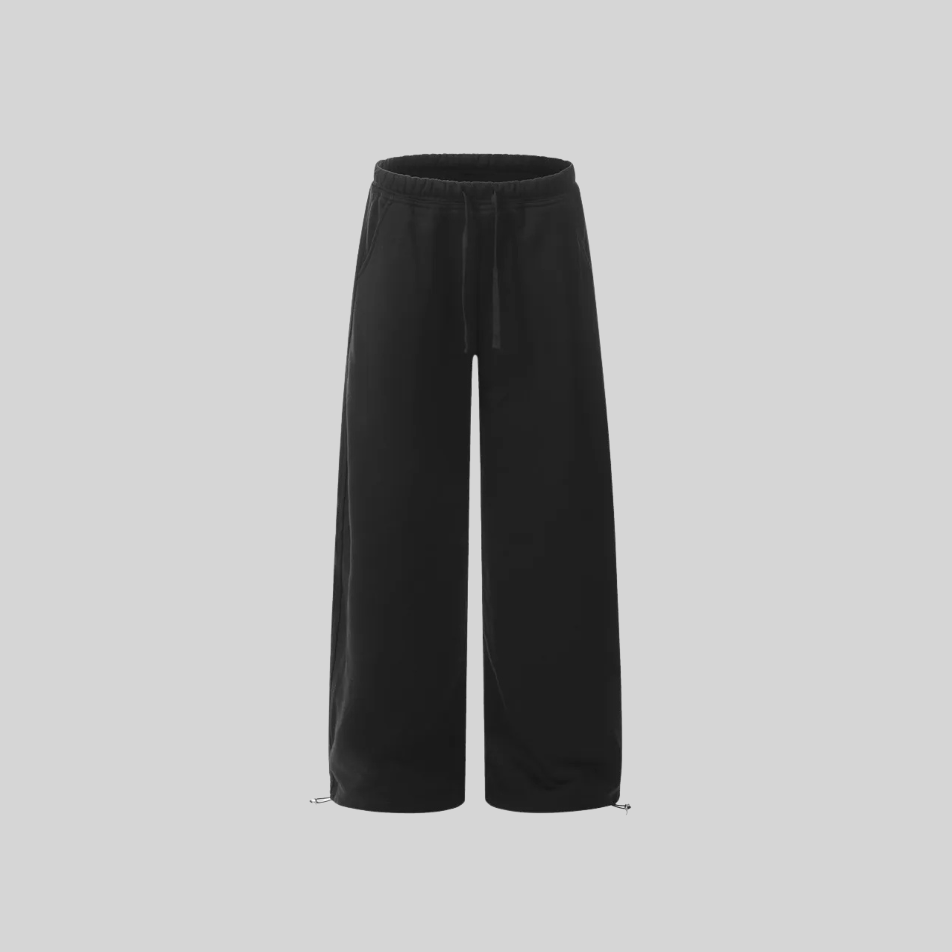 Solid Baggy Sweatpant-2