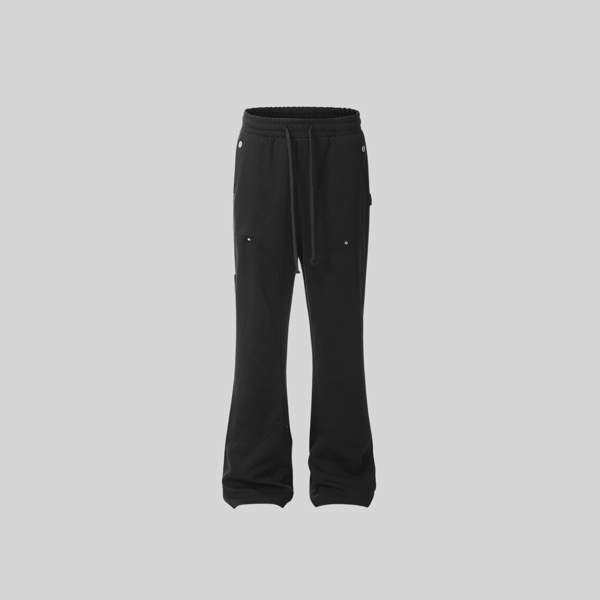 Flared Patch Sweatpants-2