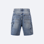 Patch-Work Denim Shorts