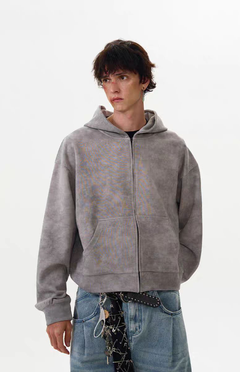 Dyed Hoodie - Washed Grey