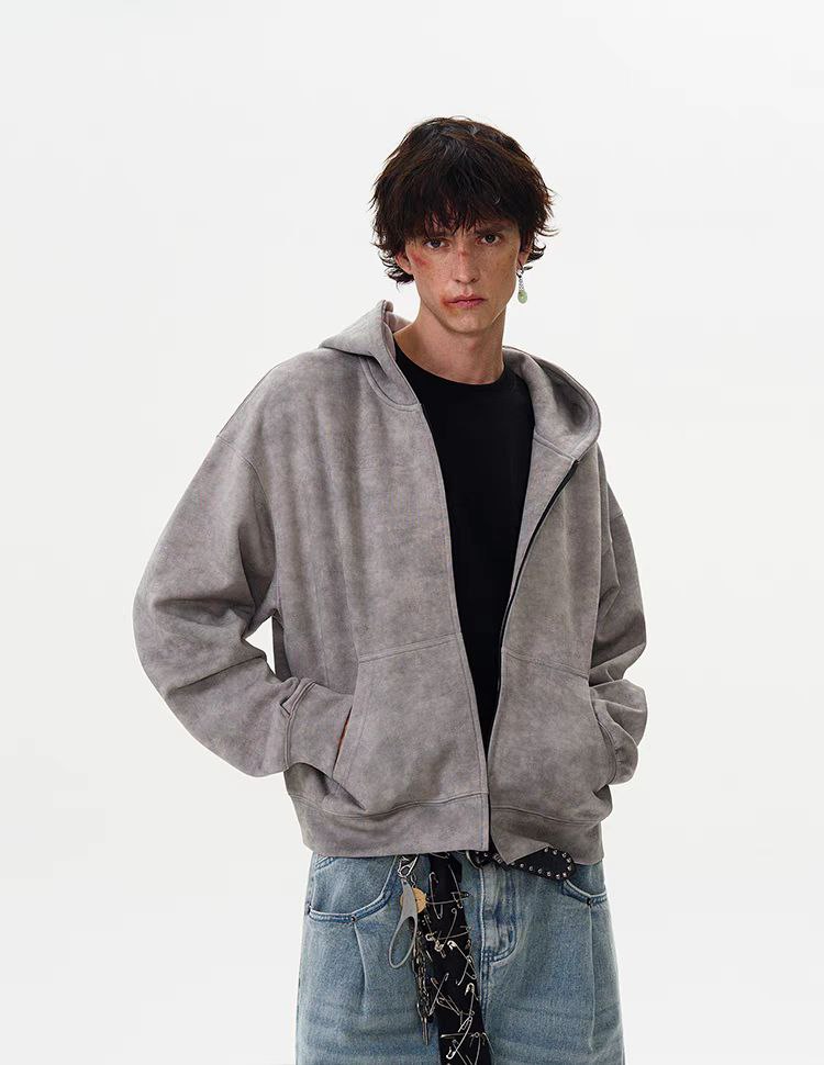 Dyed Hoodie - Washed Grey