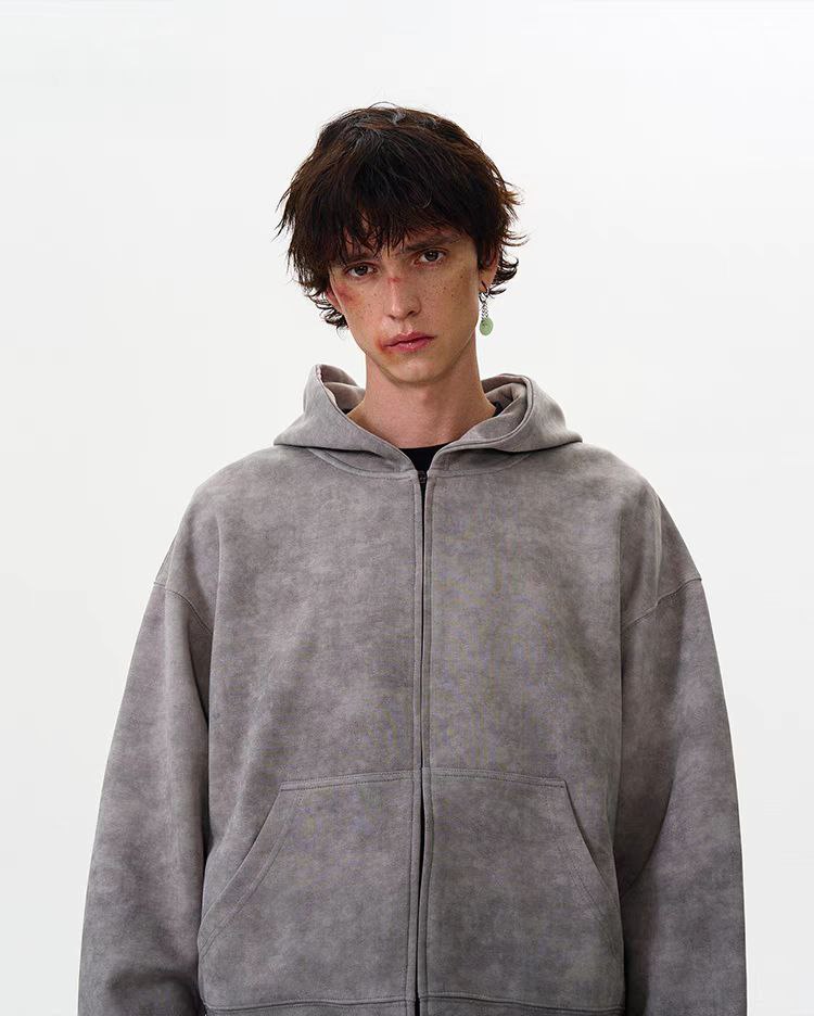 Dyed Hoodie - Washed Grey